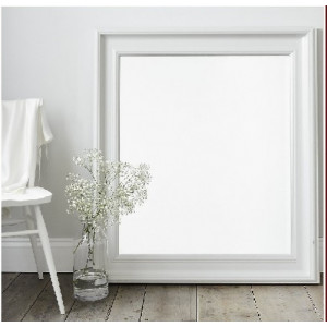 White : Khung Gương Gỗ Sồi 90 x 90cm